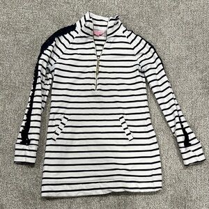 Lilly Pulitzer Navy and White Striped Tunic